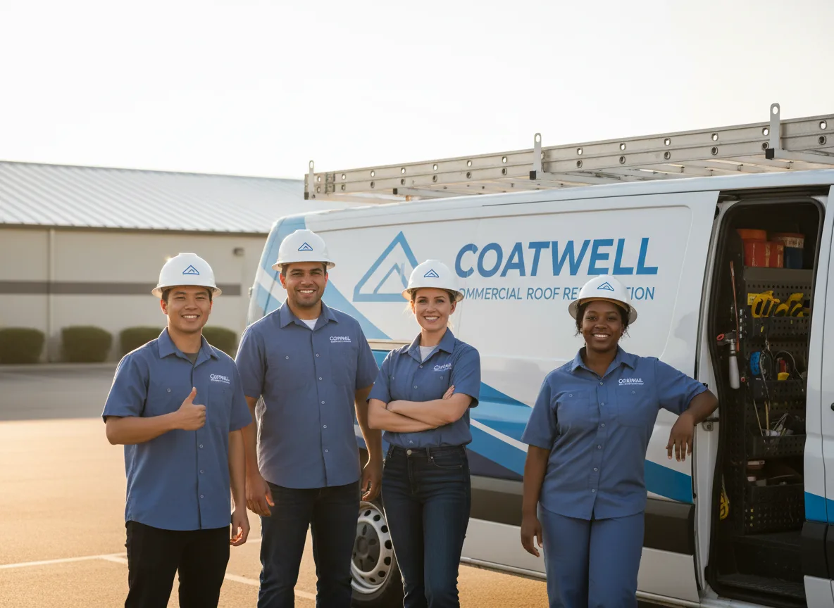 Commercial roof coating company in Clayville, RI
